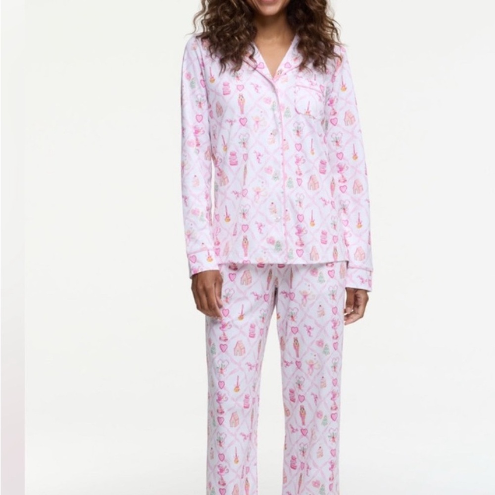Women's LoveShackFancy x Roller Rabbit Christmas Pajamas